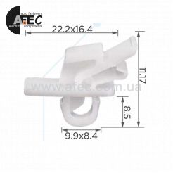 Клипса накладки порога A0019915171 — для Mercedes-Benz