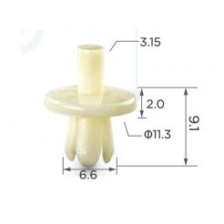 Кліпса обшивки GM 14005089