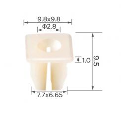 Клипса под саморез GM 9669486 Renault 8934201262