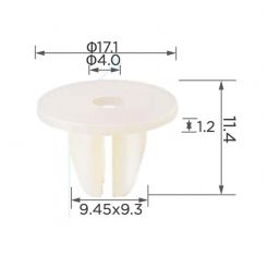 Клипса под саморез Lexus Toyota 90189-06006 90189-06066 90189-06067 Nissan 01281-00111