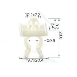 Клипса упора капота Nissan 24220-89986