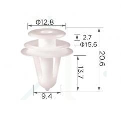 Клипса обшивки двери Daewoo Toyota Lexus Chevrolet Suzuki GM 67771-02030 67771-22040 67771-43010 67771-26130 67771-26010