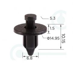 Кліпса GM 96057846 Toyota 90467-07041 Suzuki 09409-07308-5PK